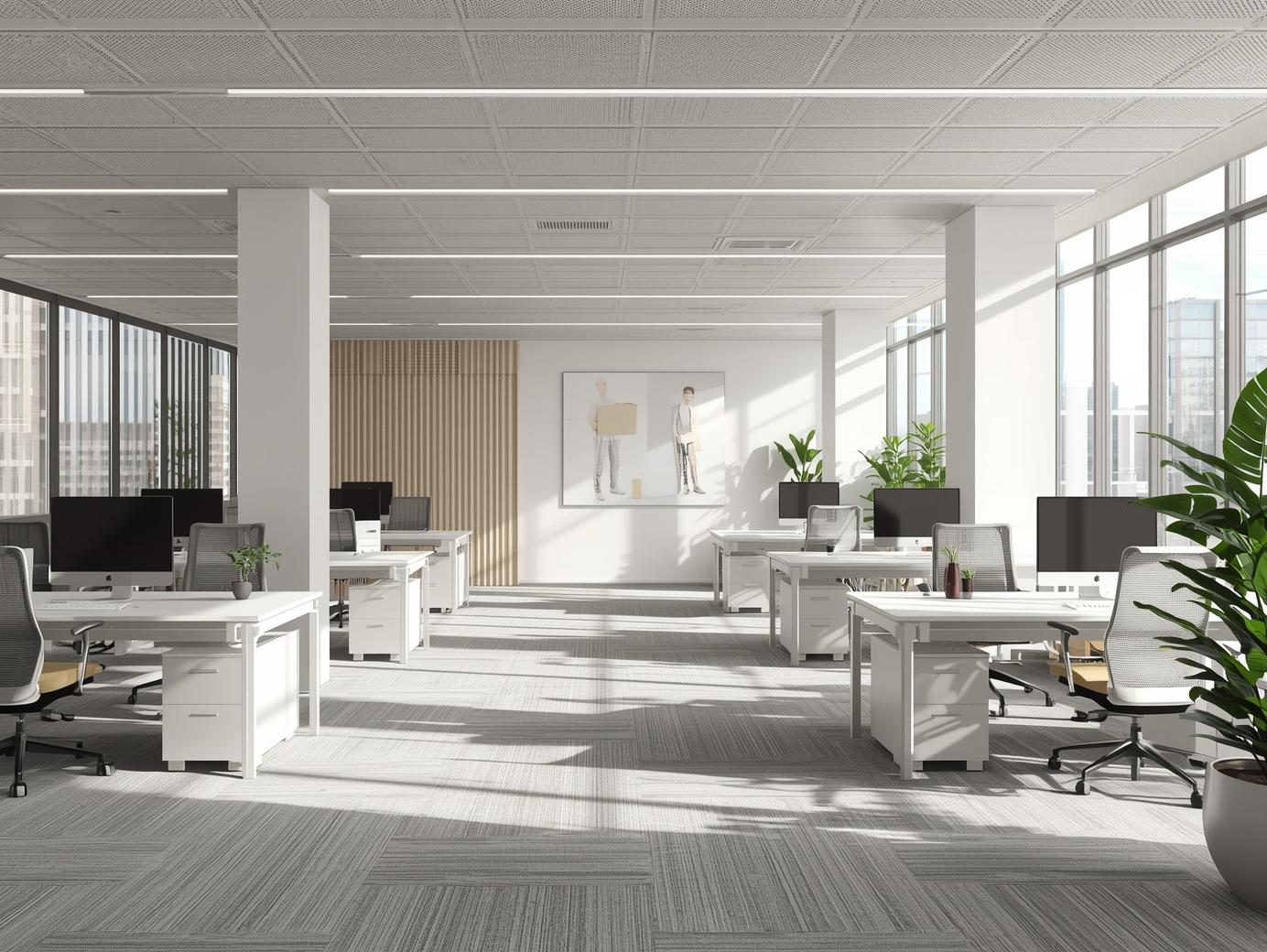 Lichtharmonisch bureauontwerp